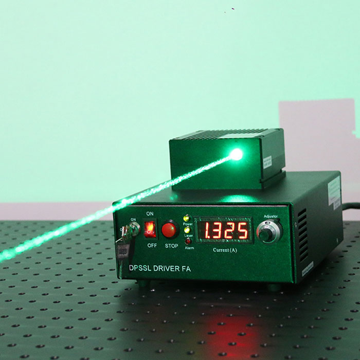 530nm±2nm 3000mW High Power Laser Green Multimode Diode Laser System